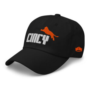 Cincy Cat Blk Dad Hat
