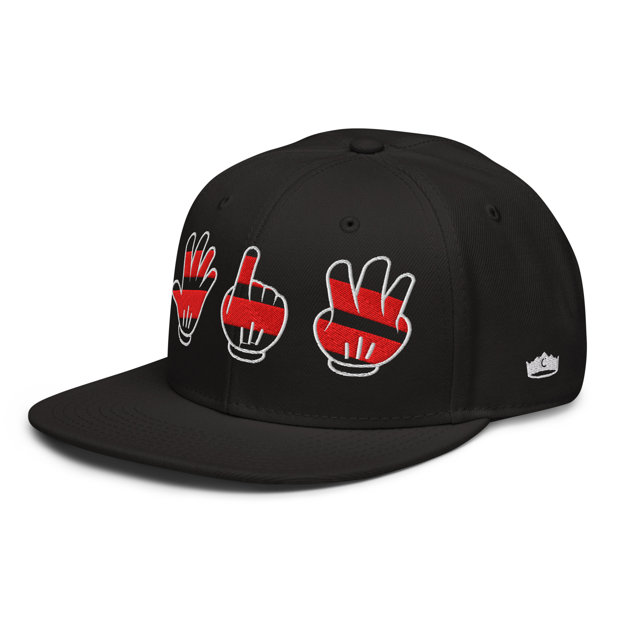 Reds Handed Blk Snapback