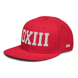 DXIII Red Snapback