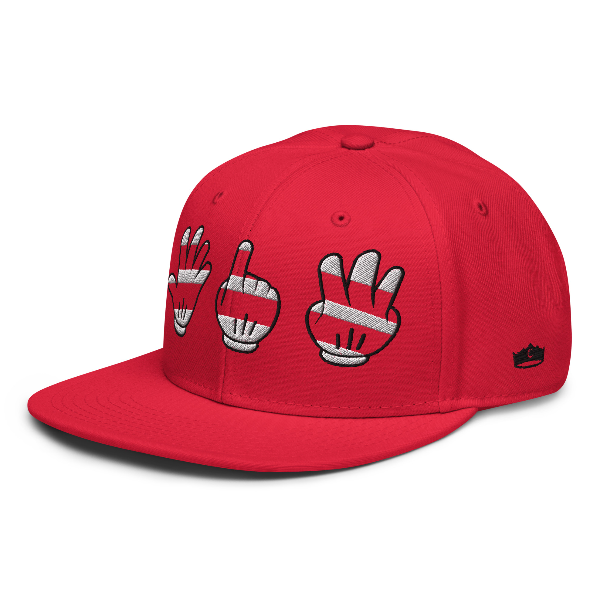 Reds Handed Red Snapback