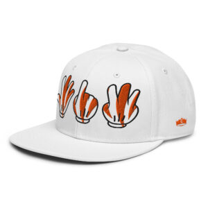 513 Hands White Snapback