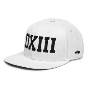 DXIII Wht Snapback