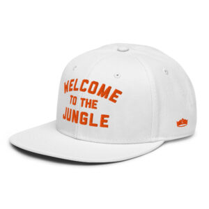 Welcome to the Jungle Wht Snapback