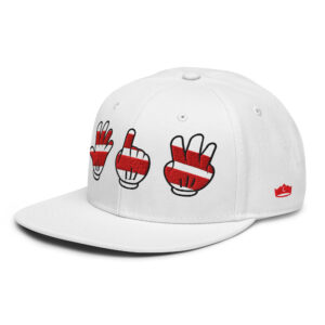 Reds Handed Wht Snapback