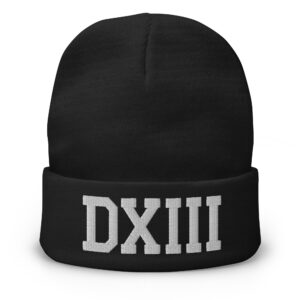 DXIII Blk Beanie