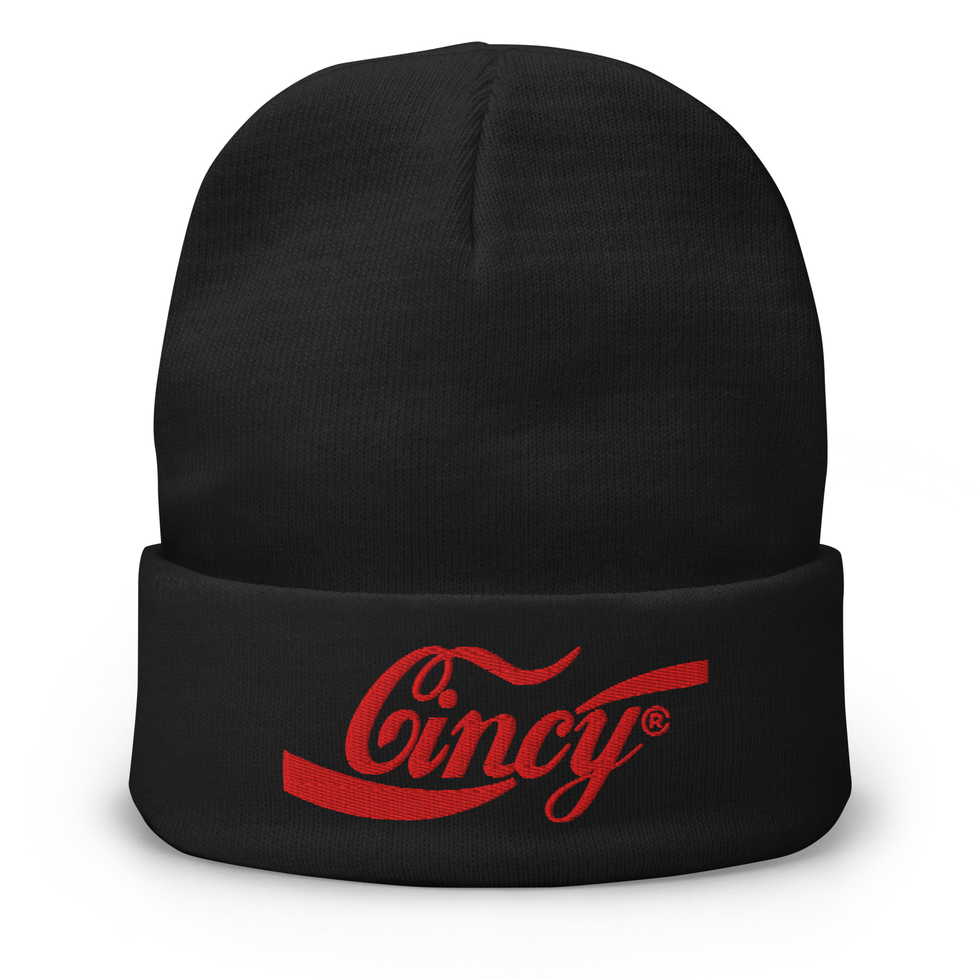 Cincy Cola Blk Beanie