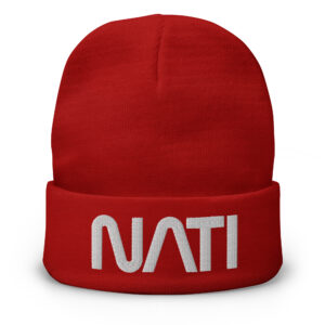 NATI Red Beanie
