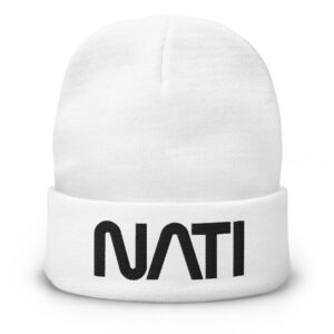 NATI Wht Beanie