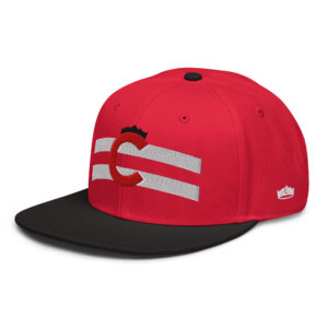 New Cincy Baseball Flag RED Snapback Hat