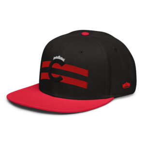 New Cincy Baseball Flag BLK Snapback Hat