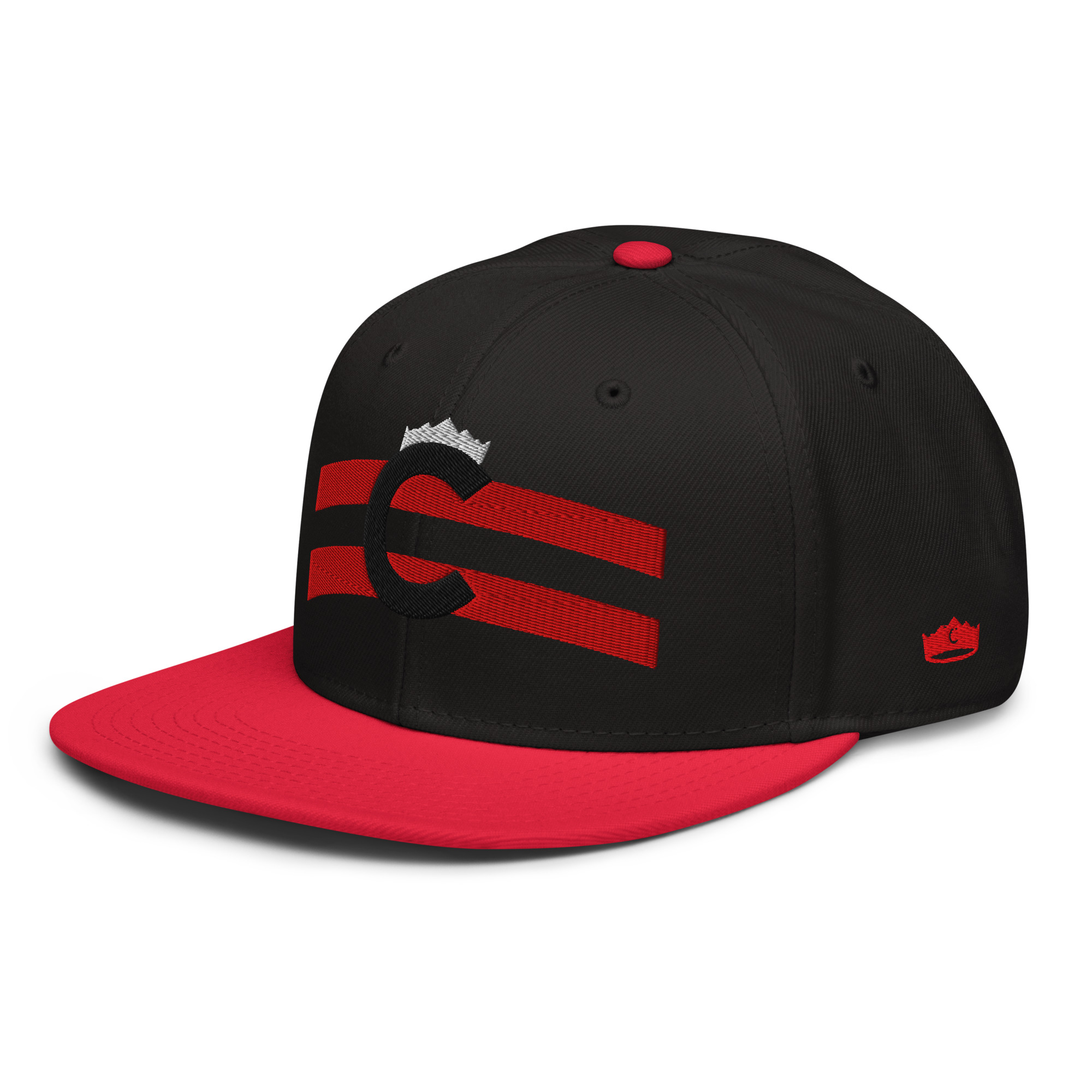 New Cincy Baseball Flag BLK Snapback Hat
