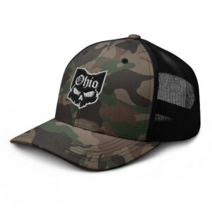 Ohio Skull Camo Trucker